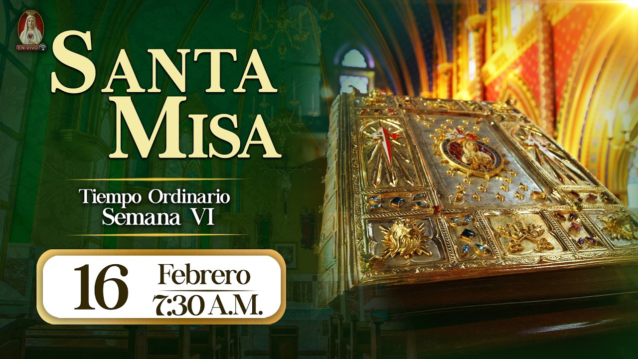 Santa Misa en Caballeros de la Virgen, 16 de febrero de 2026⚜️ 7:30 a.m