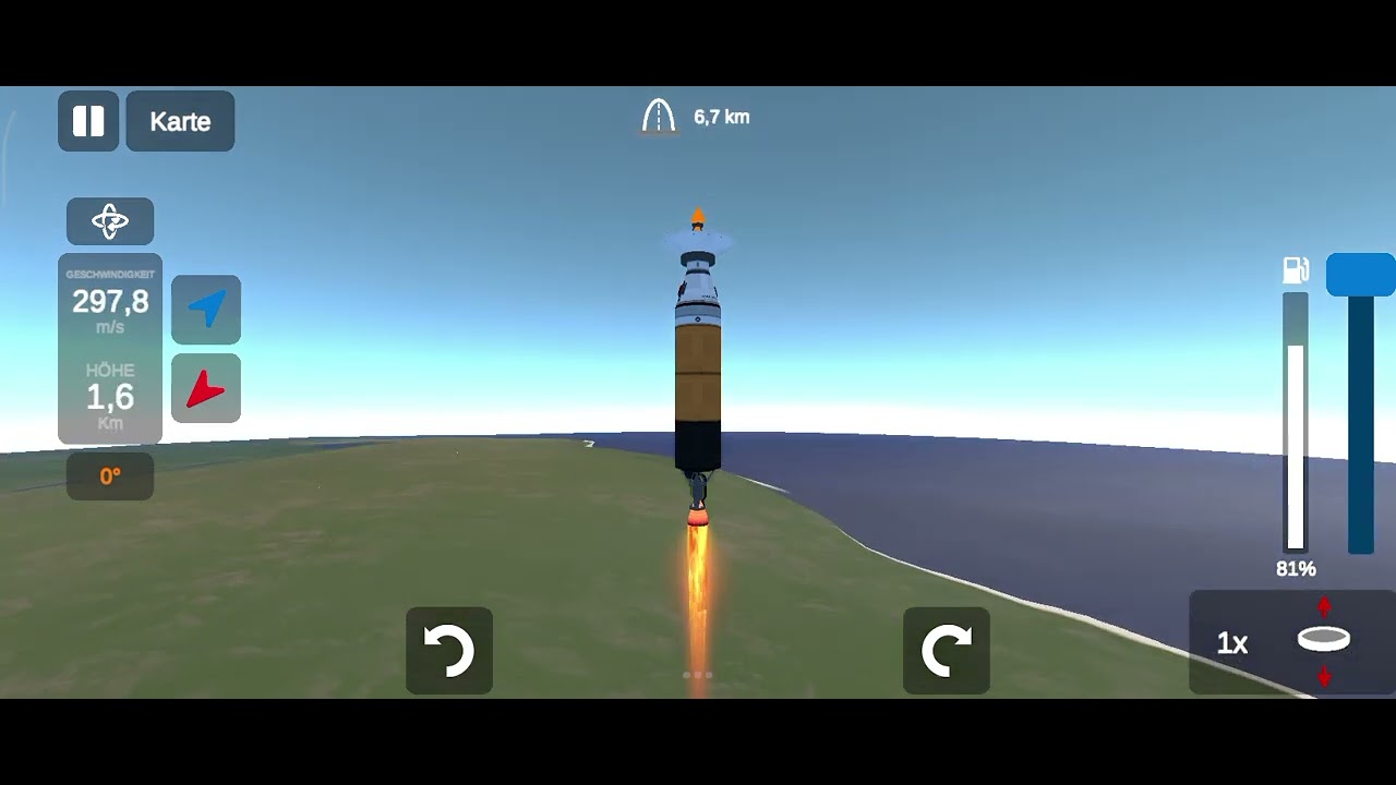 Ich fliege ins Weltall 