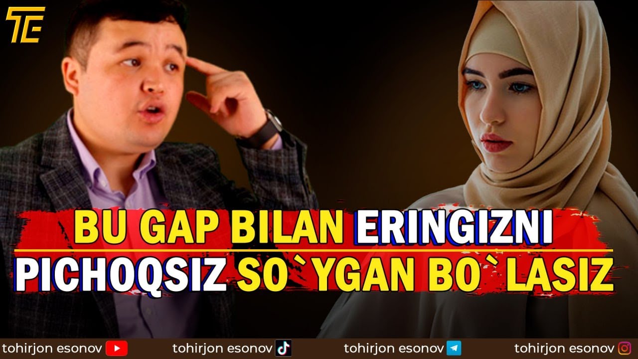AGAR XAYOLINGIZDAN ... LAR O'TSA ERINGIZGA ENERGIYA BEROLMAYSIZ #XAYOT TAHLILI 1