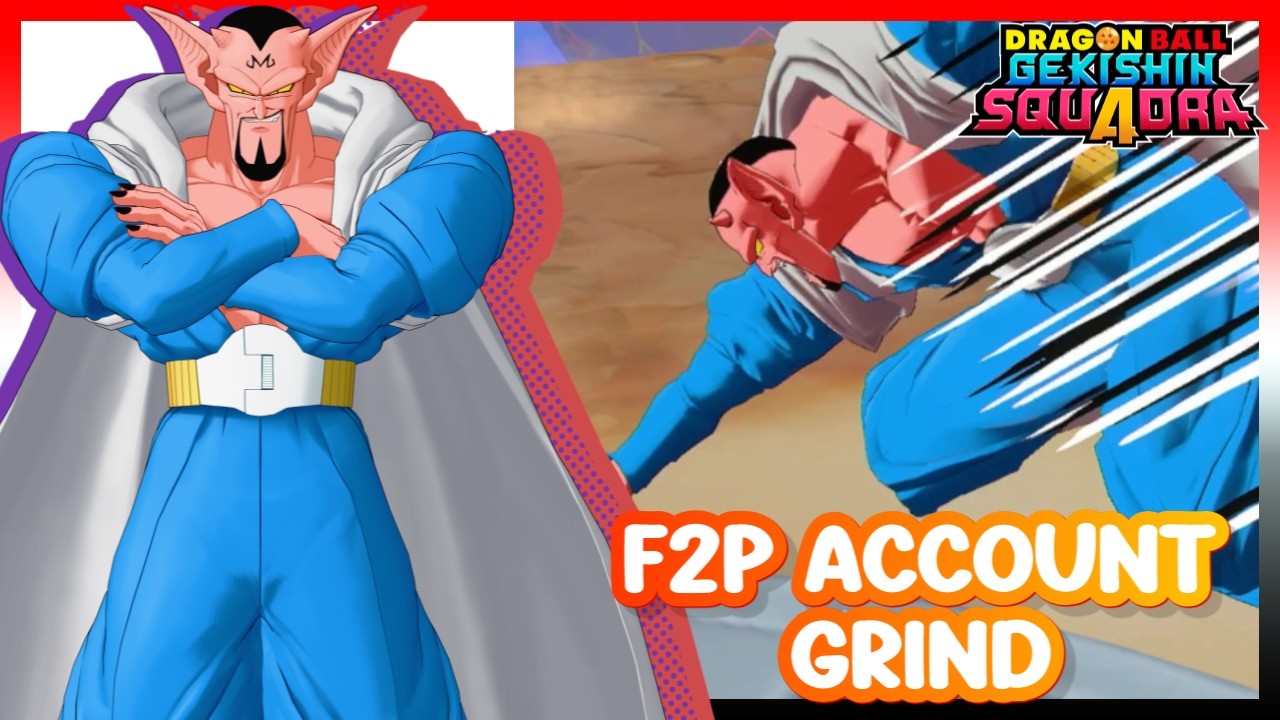 *NEW* F2P DRAGON BALL GEKISHIN SQUADRA ACCOUNT GRIND