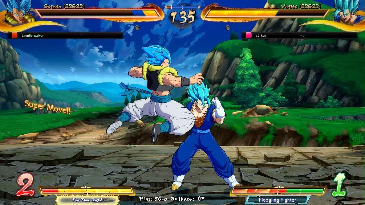 DRAGON BALL FighterZ - Gogeta vs Vegito Blue War | Ring Battle
