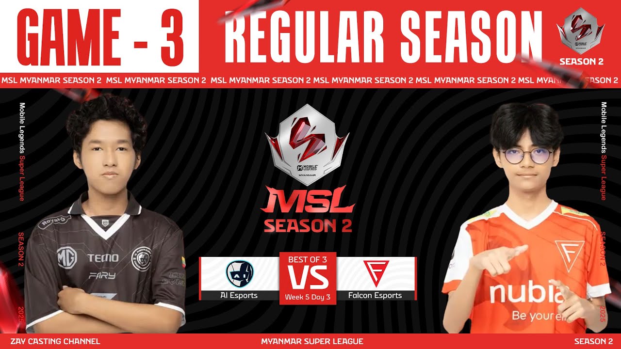 [Game - 3] Ai Esports Vs Falcon Esports | MLBB Super League Season 2