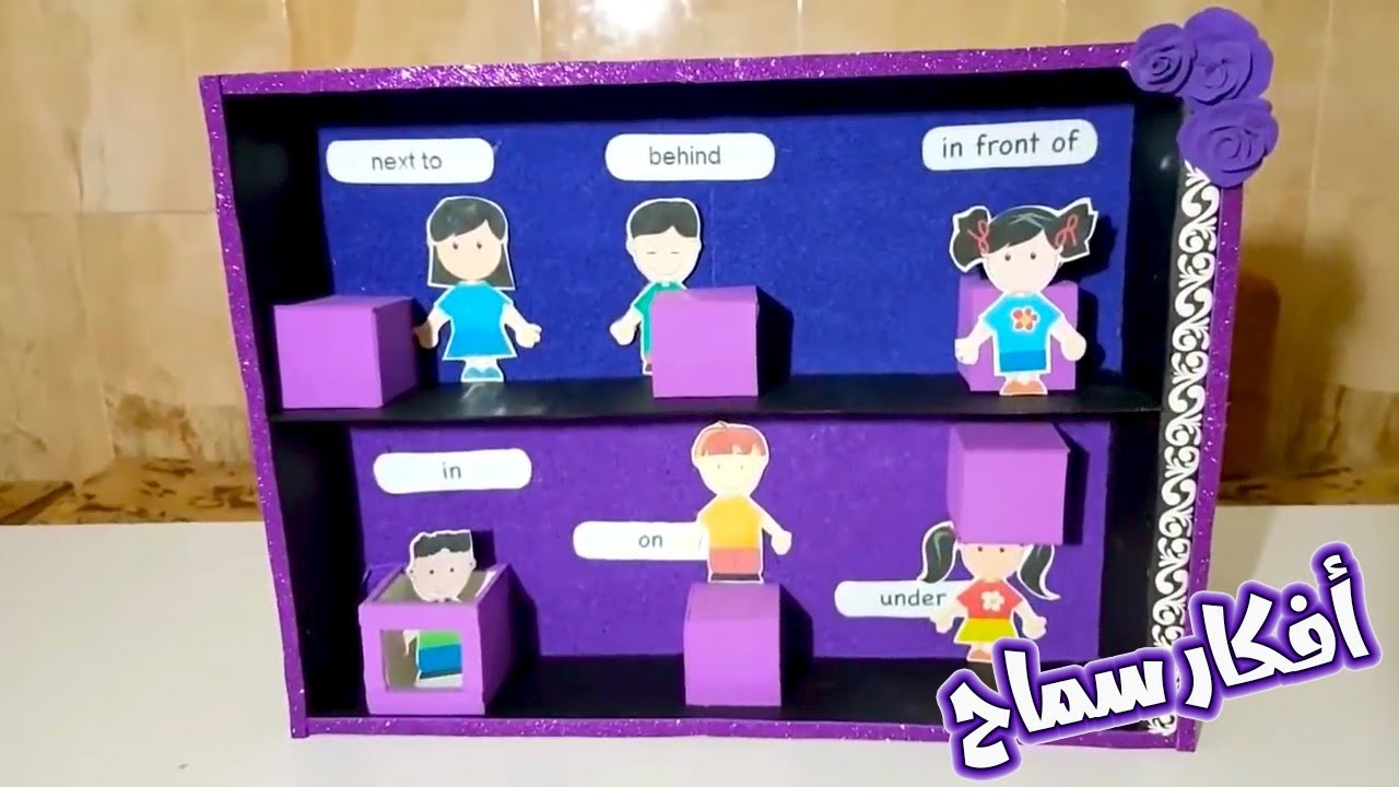 افكار ابداعية لتدريس اللغة الانجليزية | افكار رائعة لدرس Prepositions ((حروف الجر ))