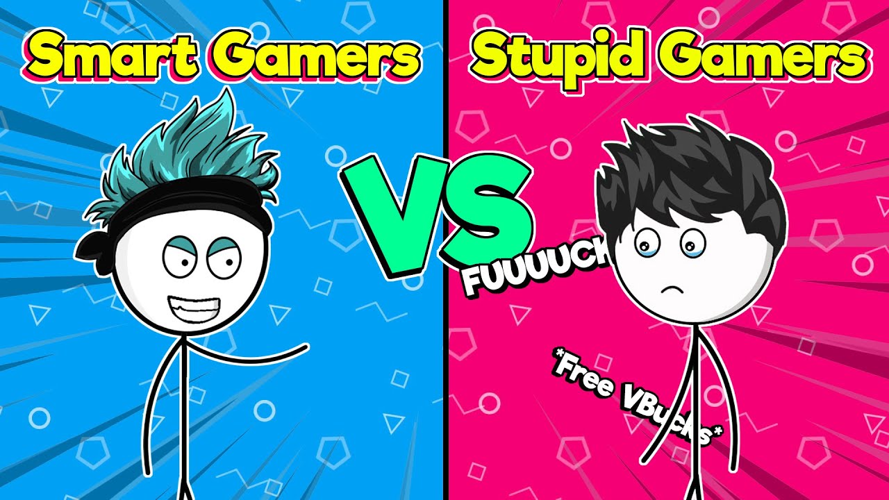 Smart Gamers VS Stupid Gamers (ft. Sapro Gaming)