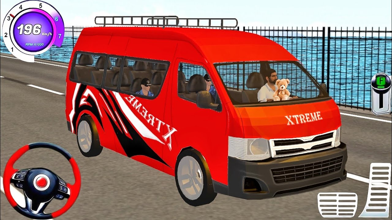 New Van Minibus Driving Game - Minibus Driving 3D Simulator Games 2025 - Android Gameplay