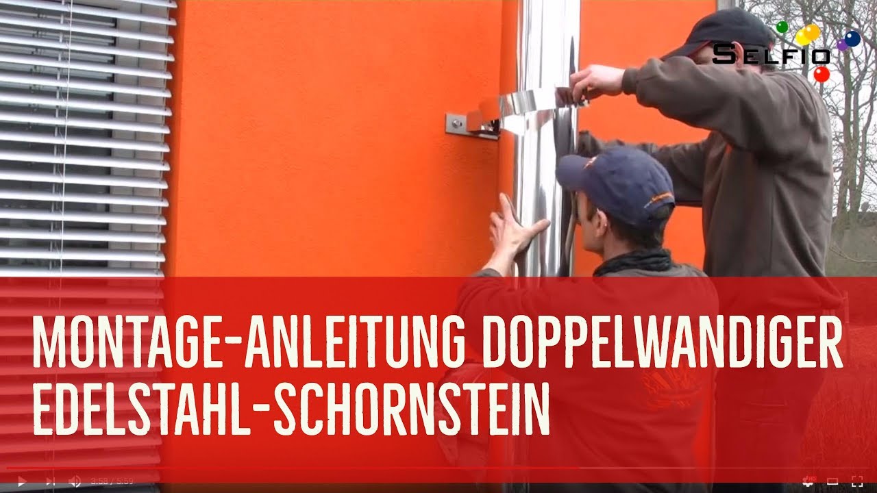 Montage-Anleitung: Edelstahl-Schornstein nachr&uuml;sten - ideal f&uuml;r Selberbauer