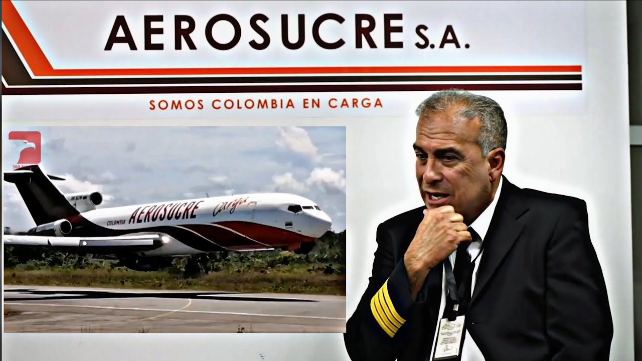 El caballero del 727 y su rasante despedida (Cockpit view) #aerosucre #colombia #boeing
