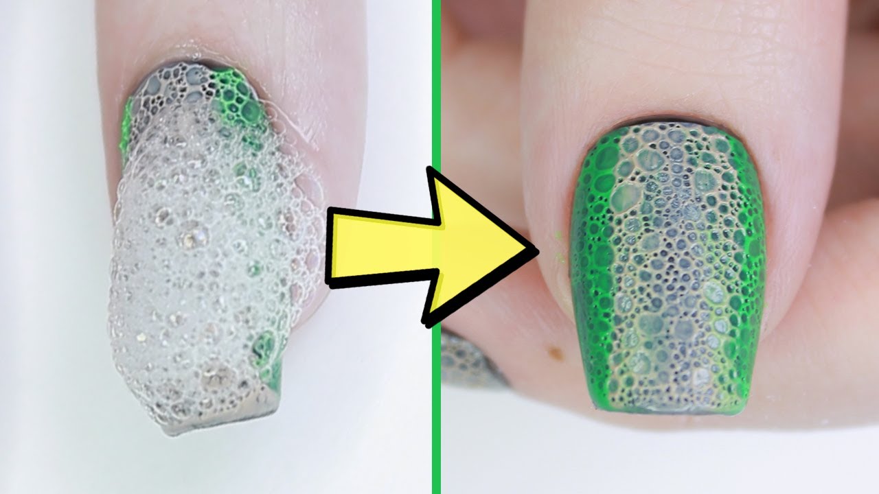 WOW! SNAKESKIN BUBBLE NAILS! 🐍