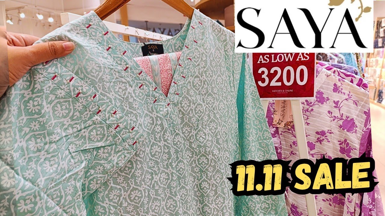♥️ SAYA 50% OFF SALE  😱📣 Huge Discount 😱📣 saya Super Sale 2025 11.11 sale 