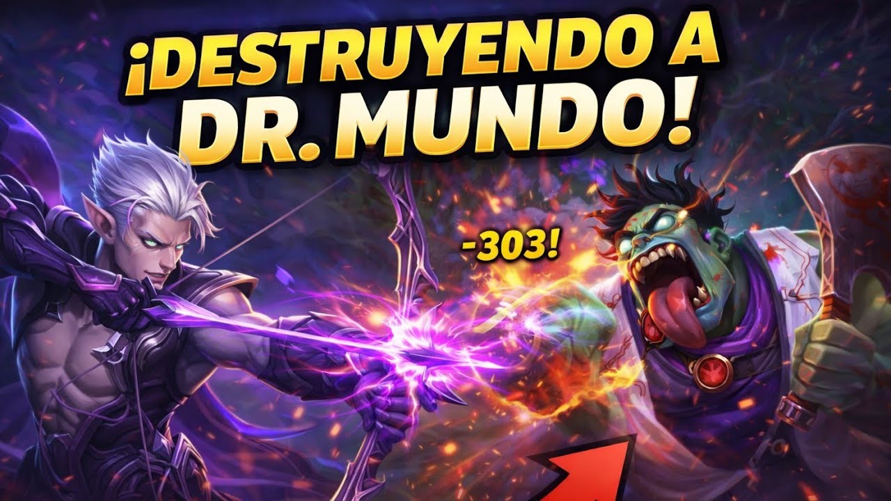 Medicando al doctor mundo | LEAGUE OF LEGENDS wild RIFT | GAME PLAY 