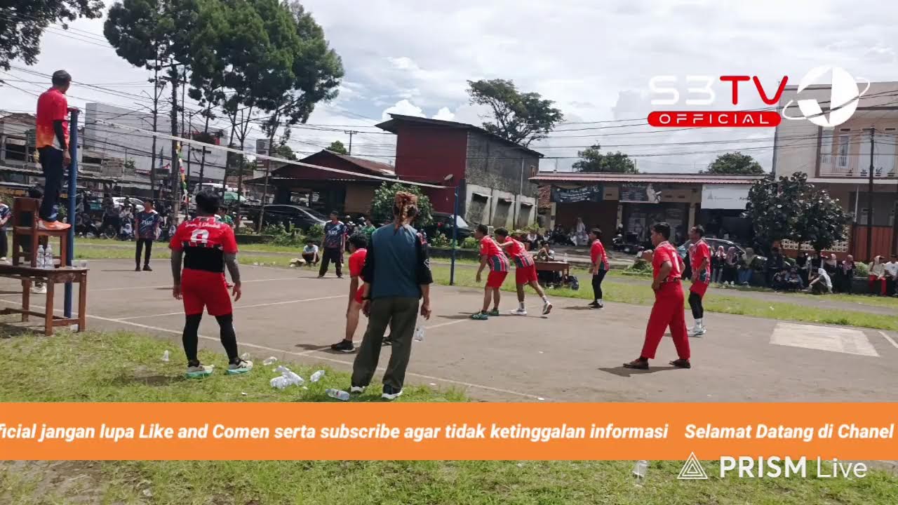 Pertadingan voli bal SMPN 3 Cibadak VS SMPN 1 Cibadak #voli #belajarsmp