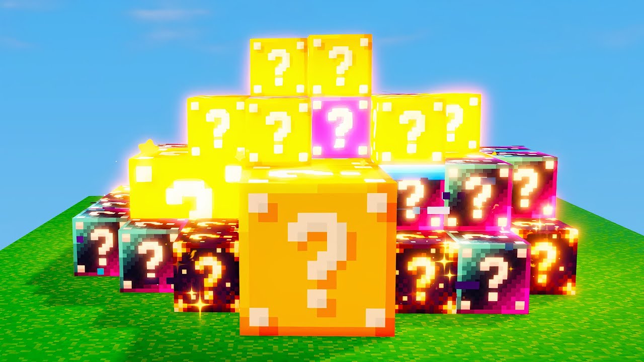 Roblox Bedwars, But ALL LUCKY BLOCK RACE