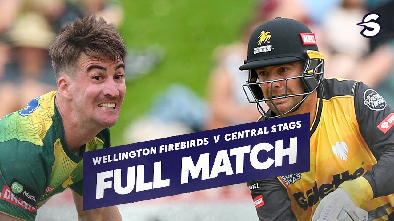 Final Ball Thriller In Full  | Wellington Firebirds🔥  v Central Stags 🦌 2025 Super Smash