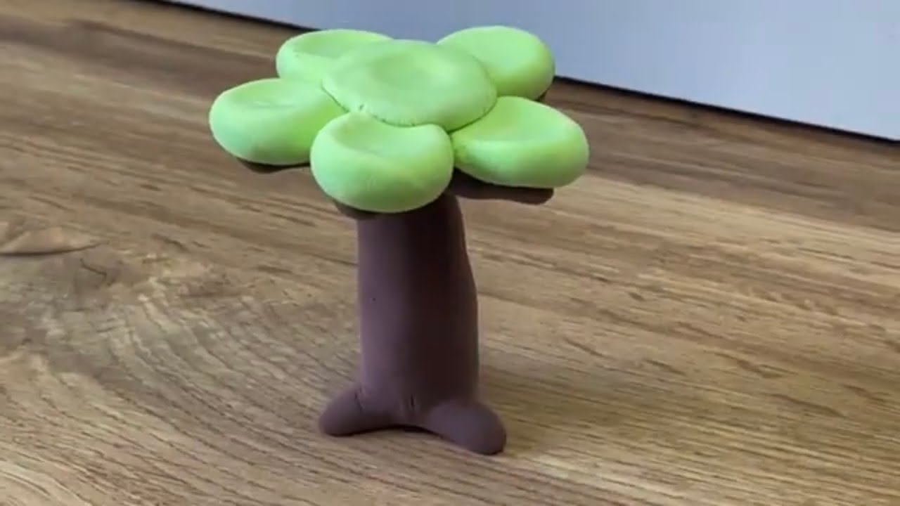 How To Make a Clay Tree in 3 Easy Steps!