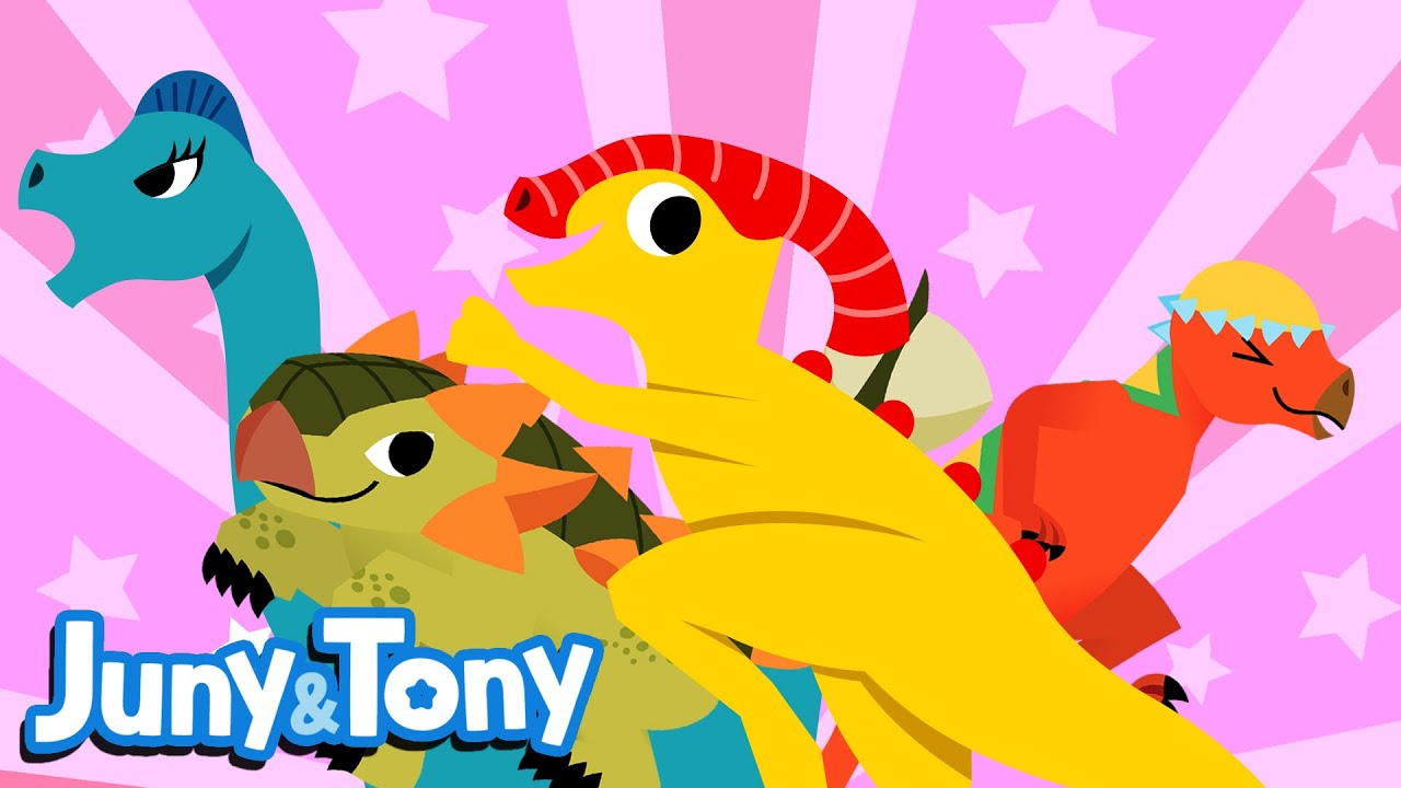 The Dinosaur Rescue Team l Super Hero Songs l Dinosaur Songs for Kids l Nursery Rhymes l JunyTony