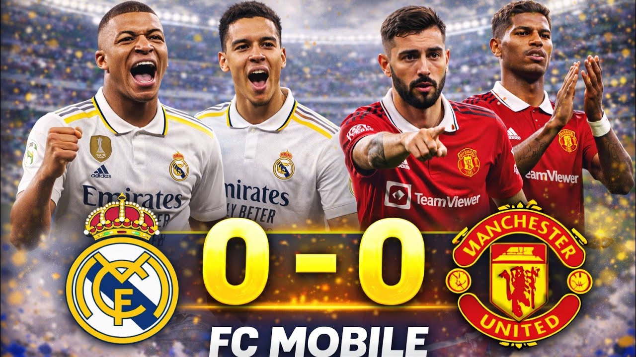 Real Madrid vs Manchester united⚽️