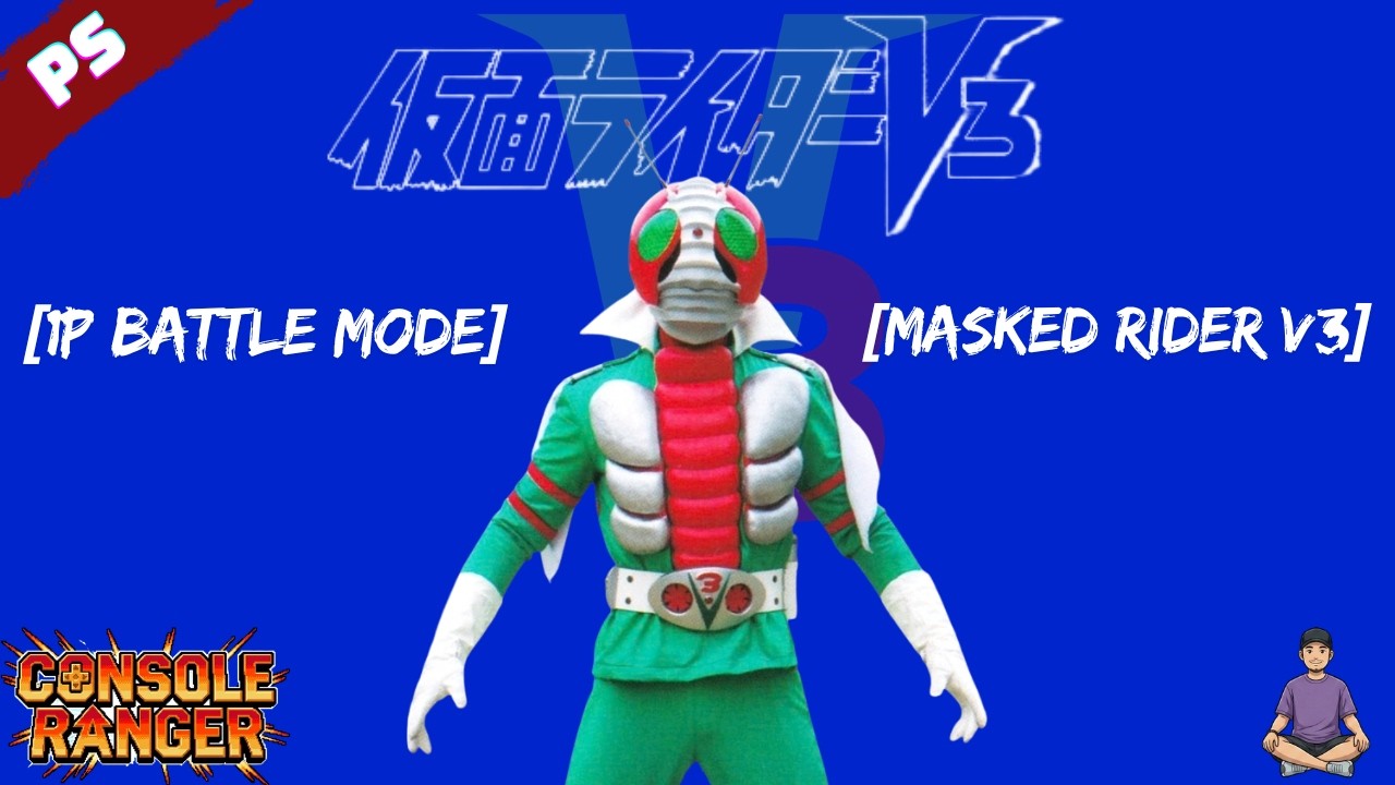 Masked Rider V3 - V3 [1P Battle Mode] (Playstation 1) - [Masked Rider Project] [No Commentary]