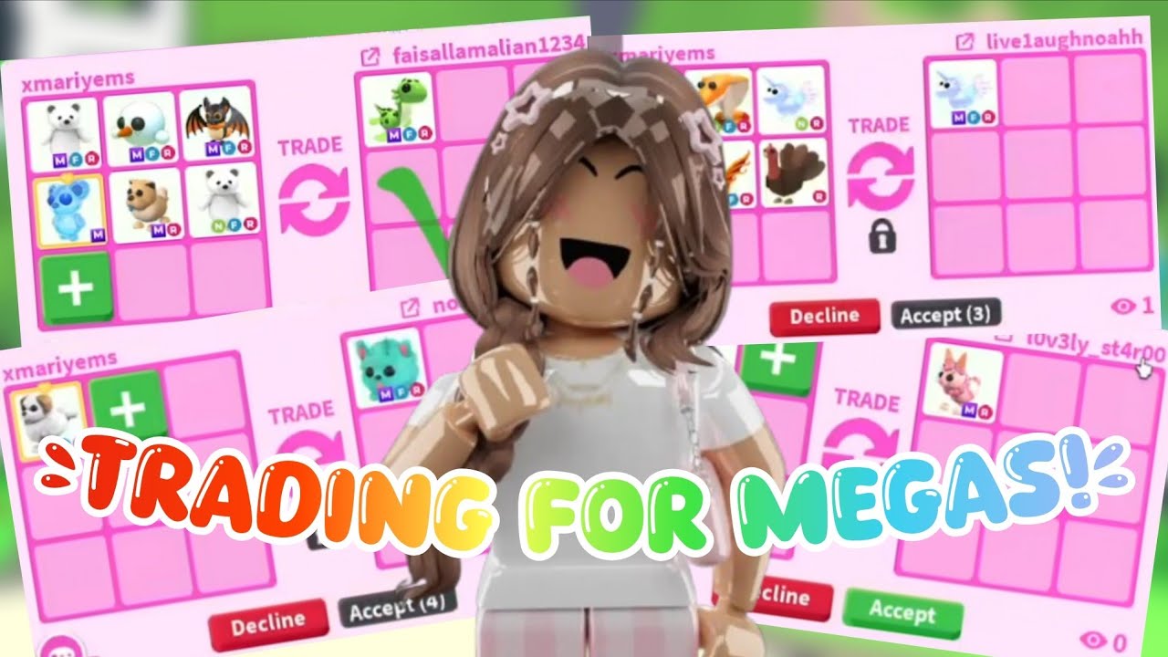 I got my DREAM PREPPY MEGAS in adopt me! *successful* 😱🌈