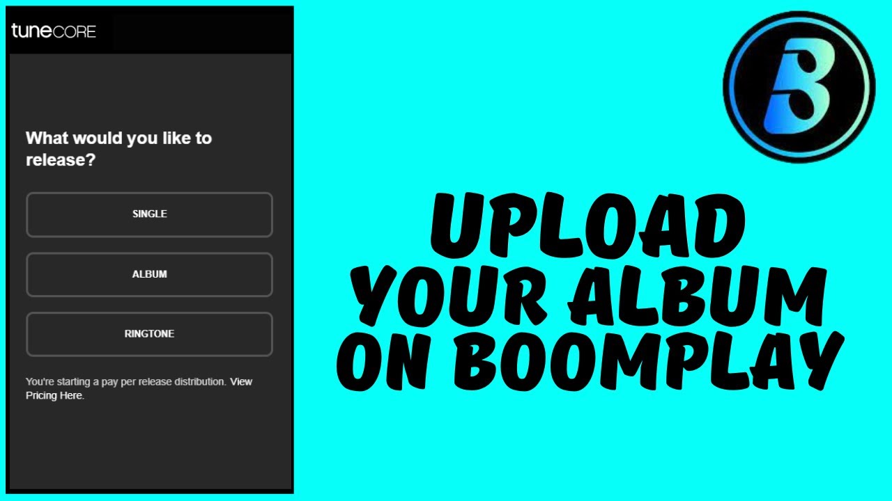 How to Upload An Album On Boomplay