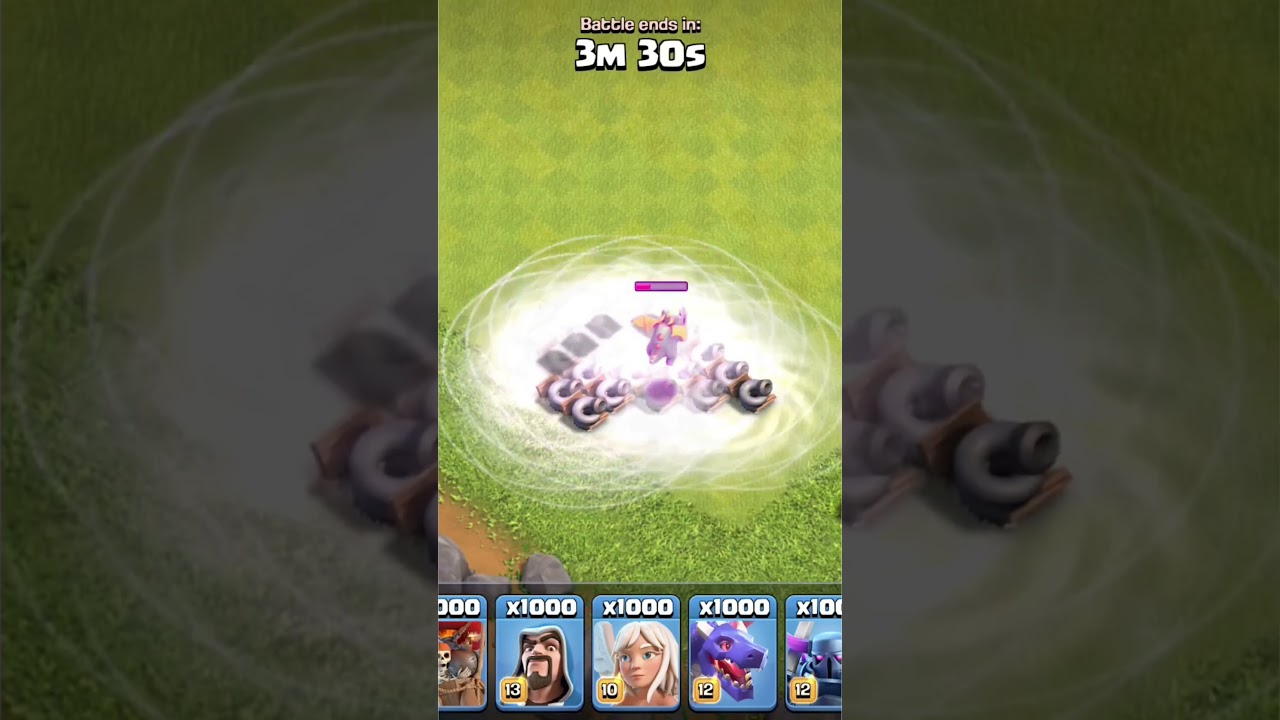 COC ALL TROOPS VS TORNADO TRAP
