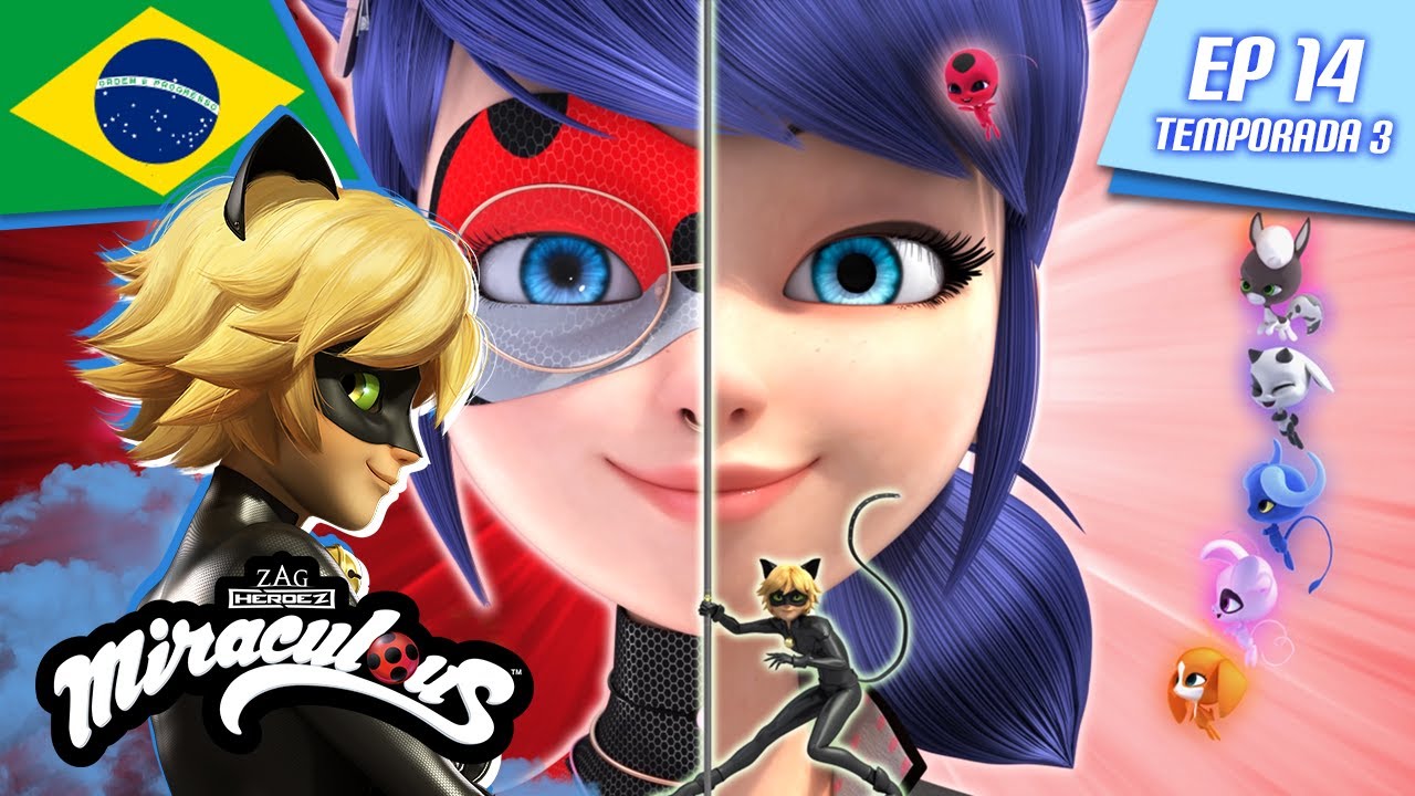 🇧🇷 MIRACULOUS 🐞 CAÇADORA DE KWAMIS 🐾 | Episódio completo ▶️ Temporada 3 Ep 14 | Português BRASIL 🇧🇷