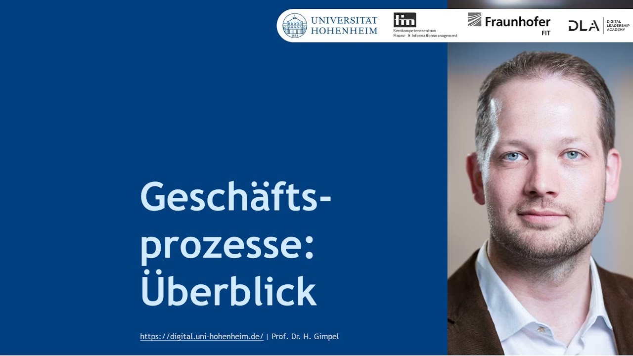 Geschäftsprozesse: Überblick (11:41 Minuten)