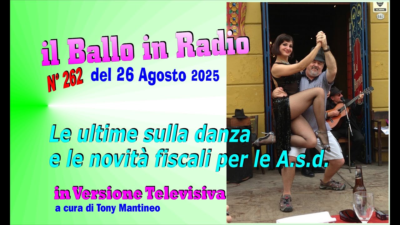 il Ballo in Radio del 26 Agosto 2025