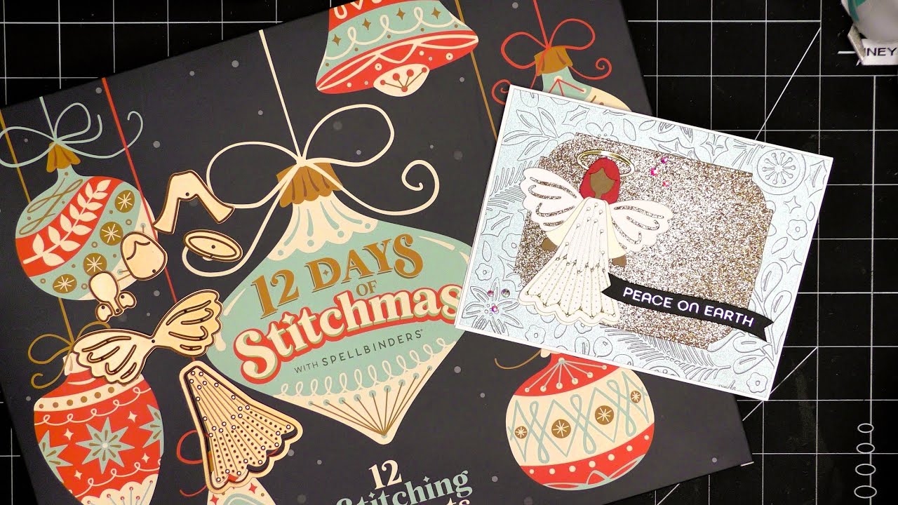 Spellbinders 12 Days of Stitchmas Advent Calendar, Day 12: Angelic Angel Card! Back in Stock!