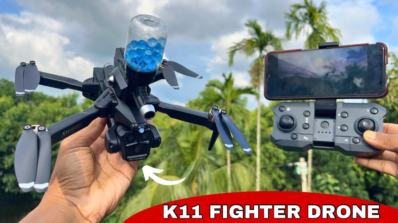 K11 RC FIGHTER DRONE UNBOXING & REVIEW 🔥