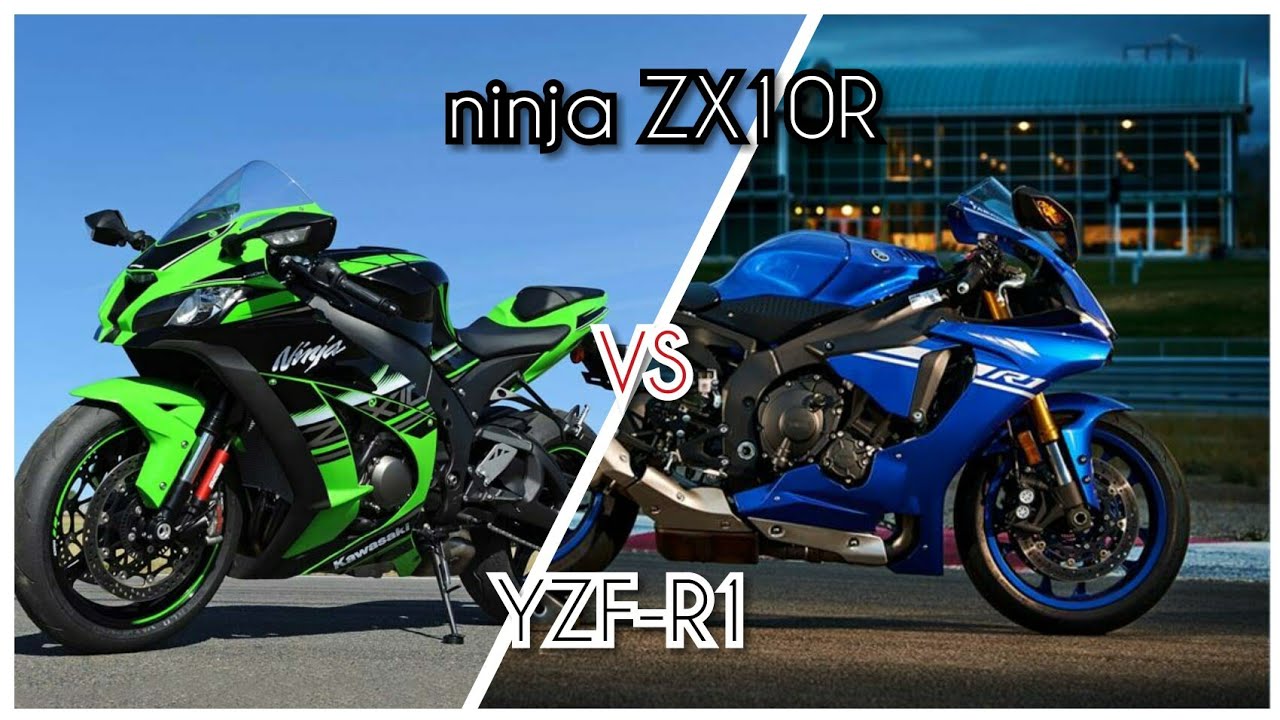 KAWASAKI NINJA ZX10R VS YAMAHA R1 : TOP SPEED & EXHAUST SOUND