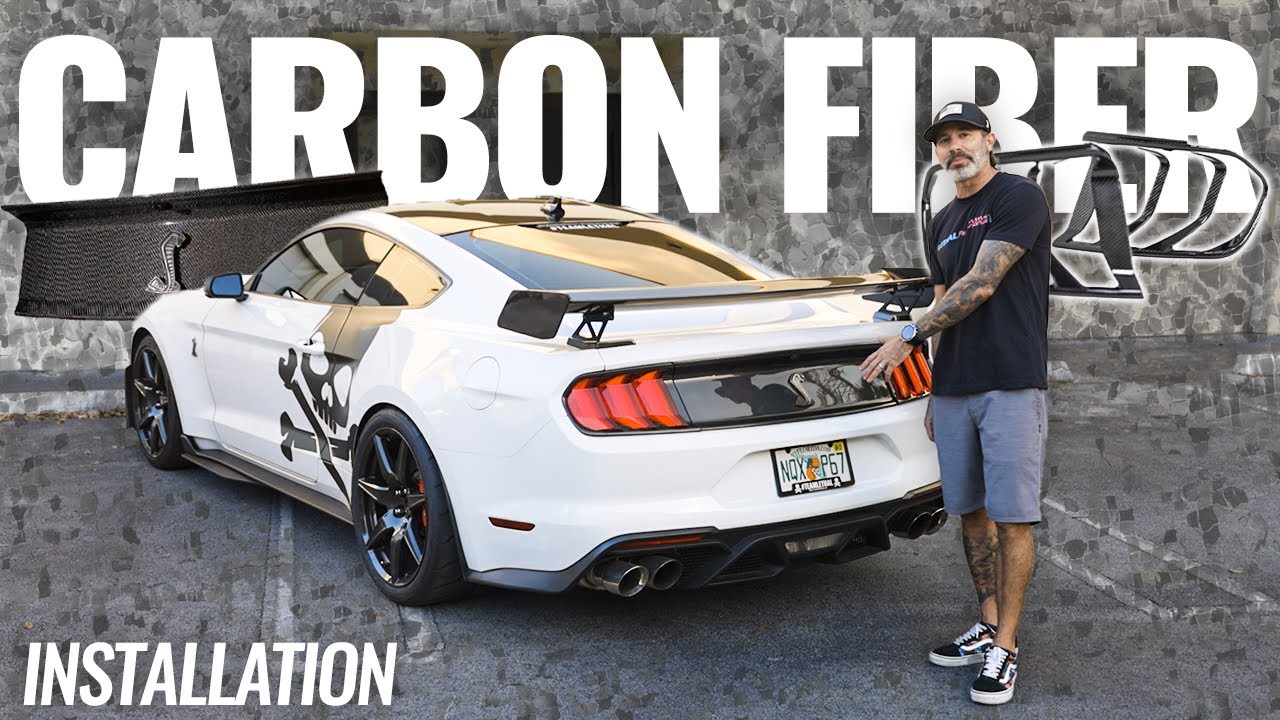 MORE CARBON FIBER! - Carbon Fiber Deck-lid and Tail Light Bezels Install - 2020 Shelby GT500
