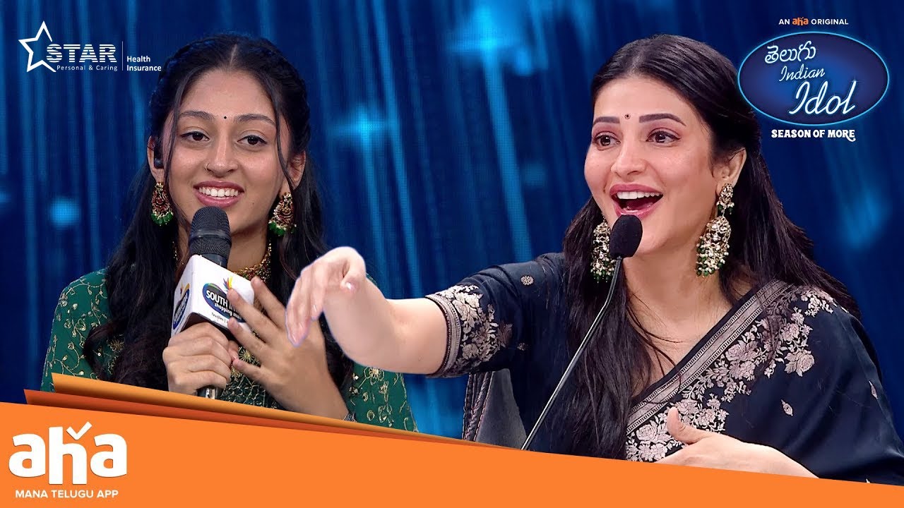 Shruti Haasan Rocks, Thaman Shocks! | Telugu Indian Idol  S4 | Karthik | Geetha Madhuri | Aha