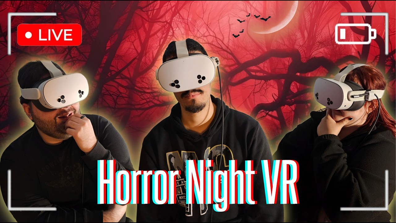Ελάτε να γελάσετε όσο εμείς υποφέρουμε!🥲| Horror Night VR Edition Livestream