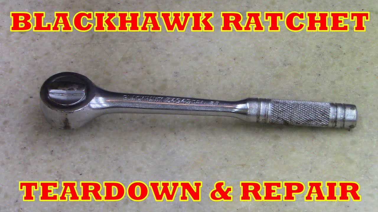 Blackhawk ratchet, disassembled, lubed, & reassembled!!!