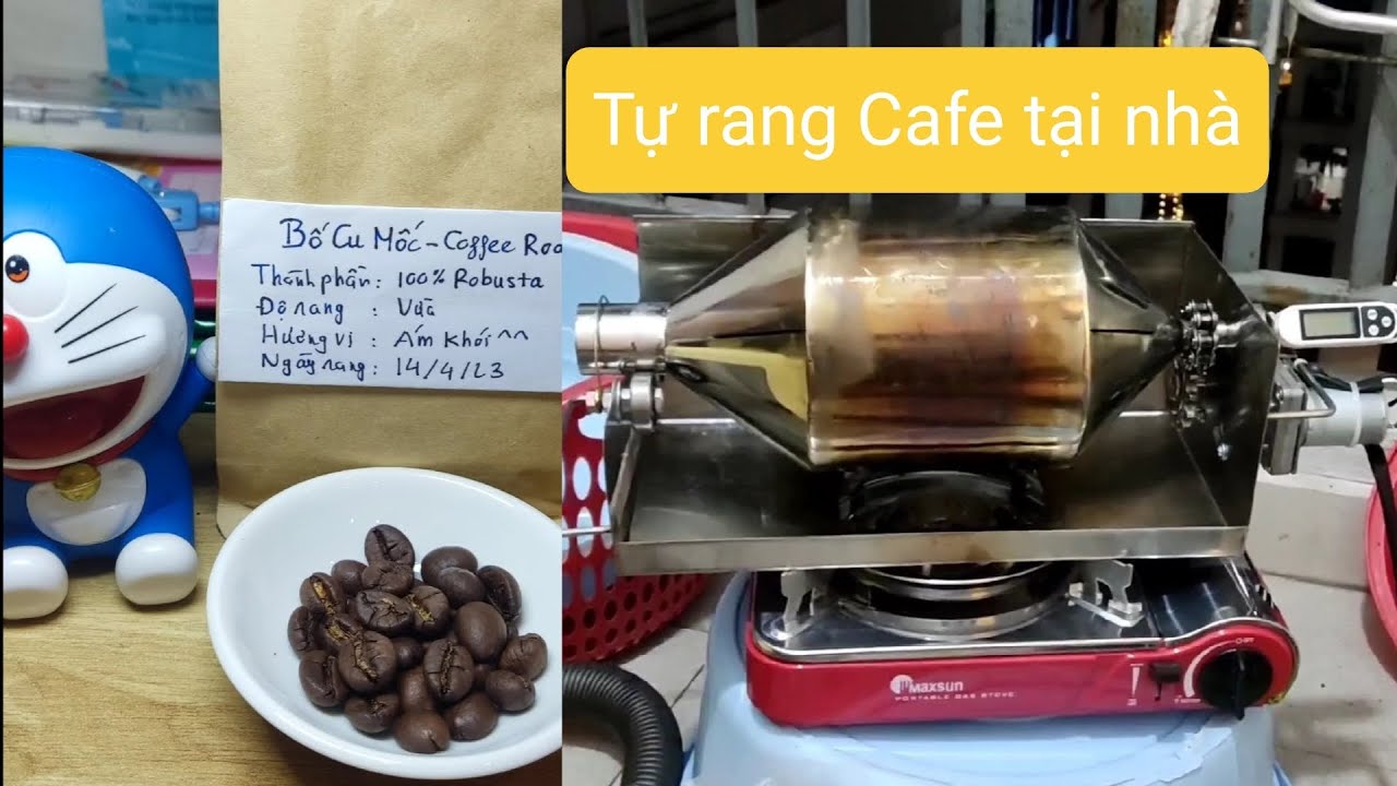 Tự rang cafe thủ công tại nhà| Roast coffee