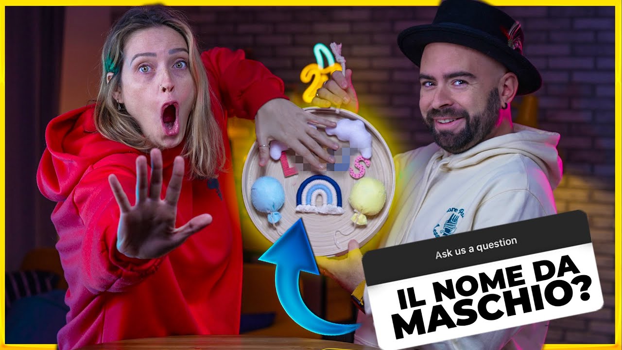 E il nome da MASCHIO? - FAQ post nascita 