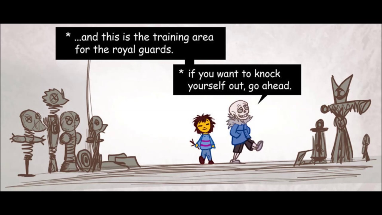S'entraîner avec Sans [Undertale French comic dub]