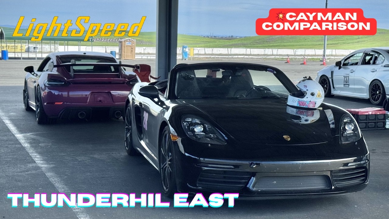 Thunderhill East | Porsche Cayman GT4 RS and Boxter T (chill drive sessions)