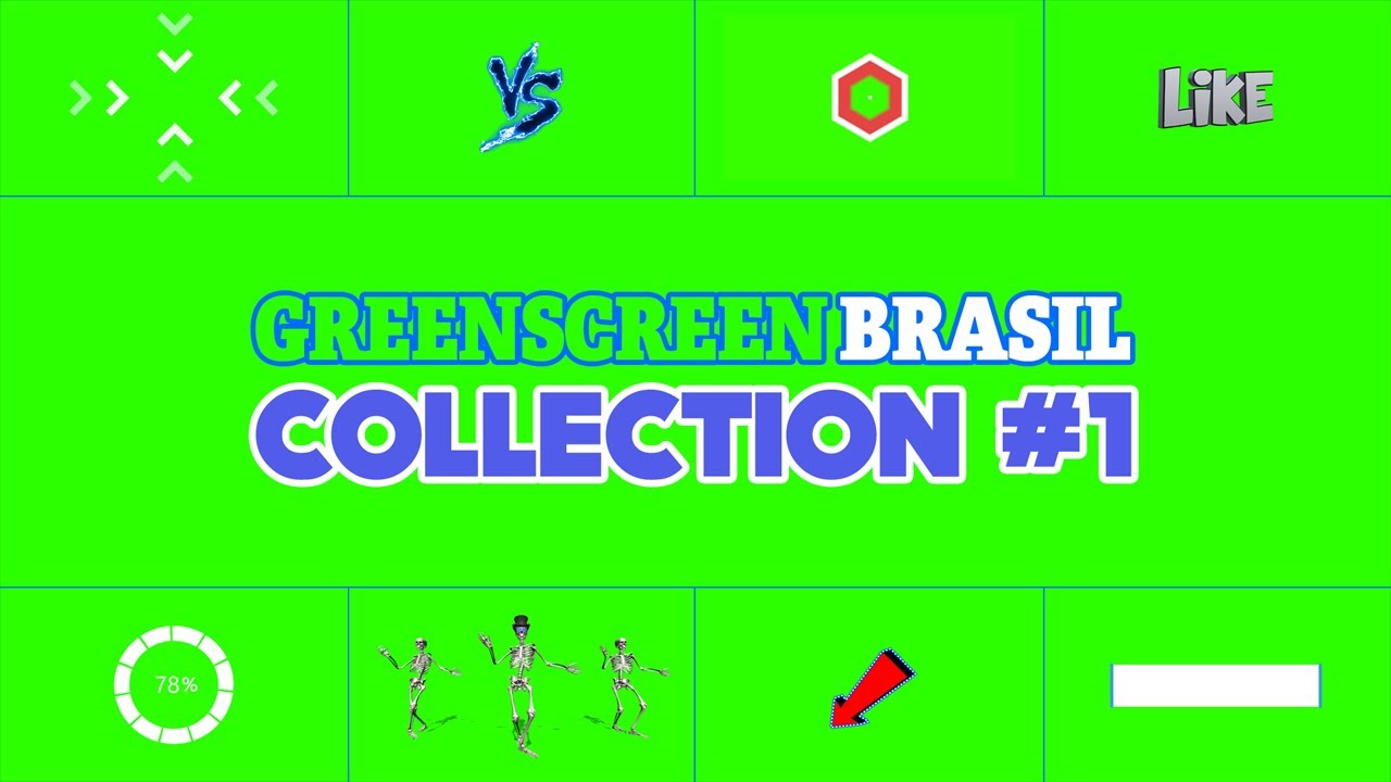 GreenScreen Brasil Collection #1 / Green Screen - Chroma Key