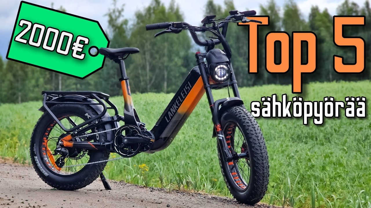 5 parasta sähköpyörää 2000€ hintaan (2025 lista)