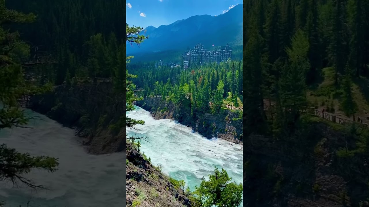 Majestic BOW RIVER FALLS at Banff Springs Hotel