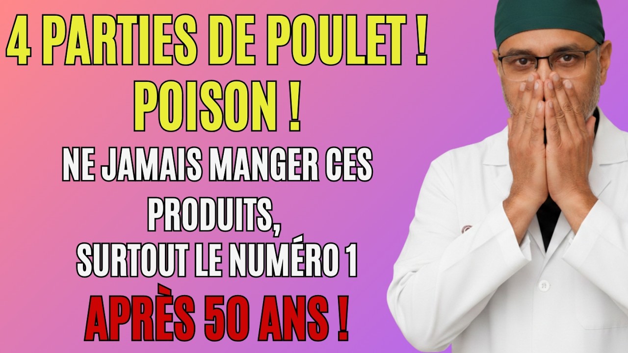 Cardiologue avertit : 4 parties du poulet à éviter à cause des toxines et des graisses