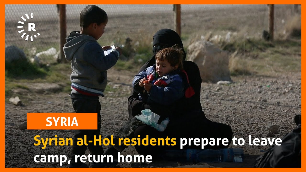 Syrian al-Hol residents prepare to leave camp, return home