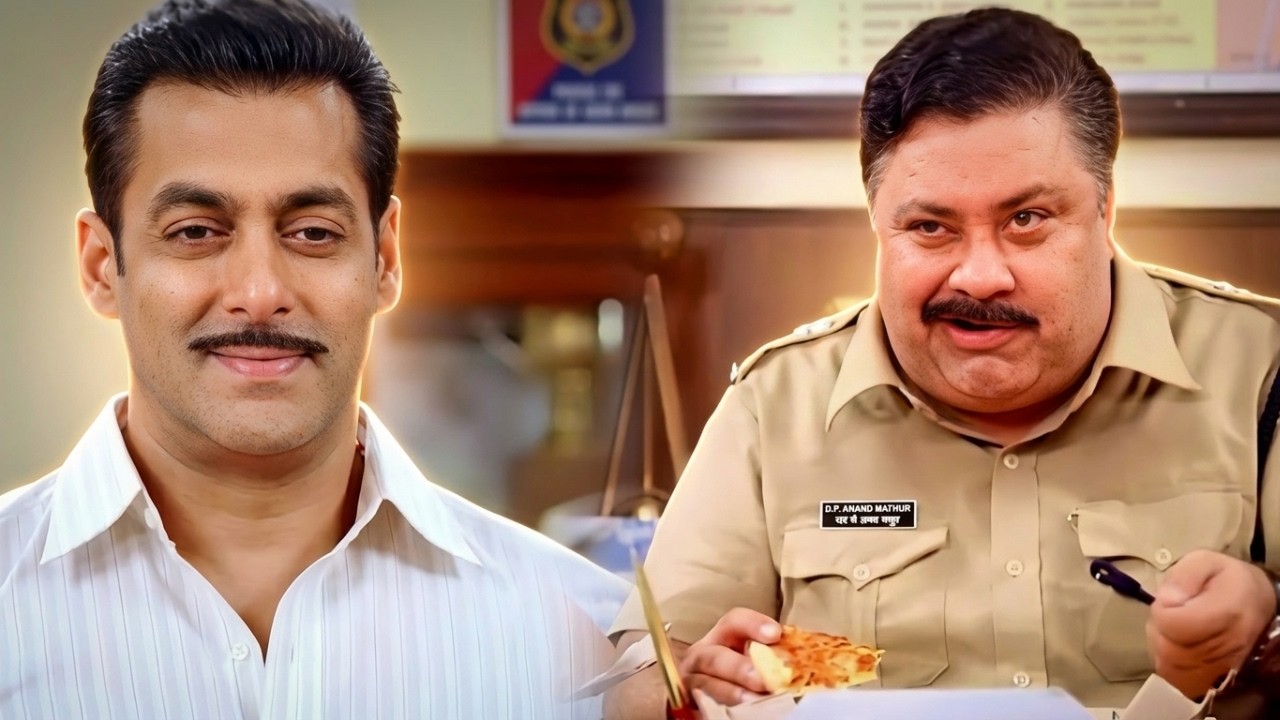 इंस्पेक्टर की वर्दी पहनकर फ्री पिज़्ज़ा खाता है ये! 🍕😂 Manoj Pahwa - Salman Khan Comedy | Dabangg 2