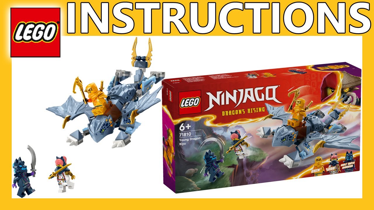 LEGO instructions | Young Dragon Riyu | 71810 | LEGO NINJAGO 2024