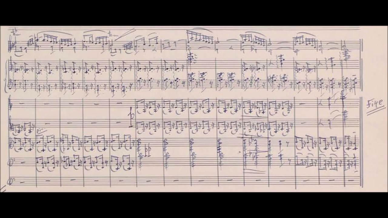 El mar, Nikos Skalkotas (con partitura íntegra)/Η Θάλασσα (με πλήρη παρτιτούρα)/The Sea (with score)