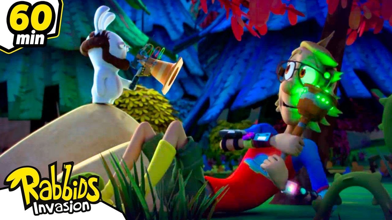 Rabbids en la naturaleza | Rabbids La Invasión | Nueva compilación 1H | Cartoon para niños