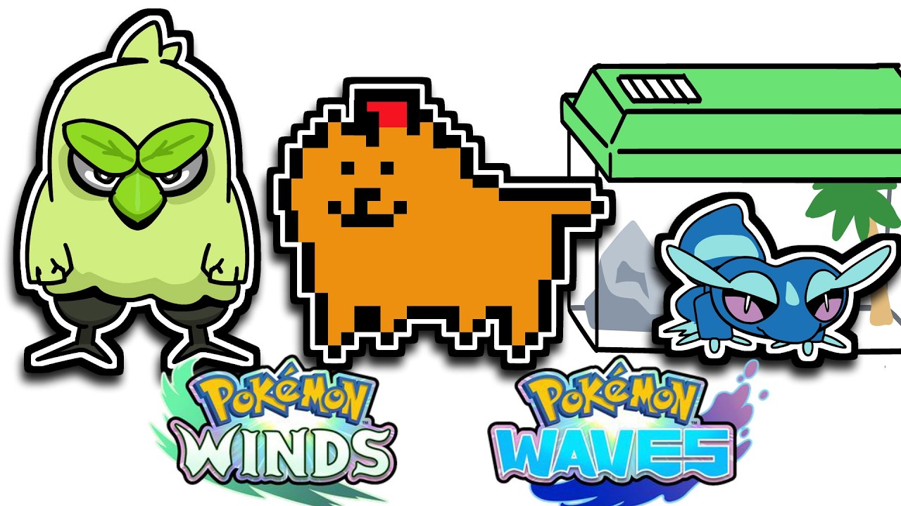 Pokemon Winds and Waves Starters