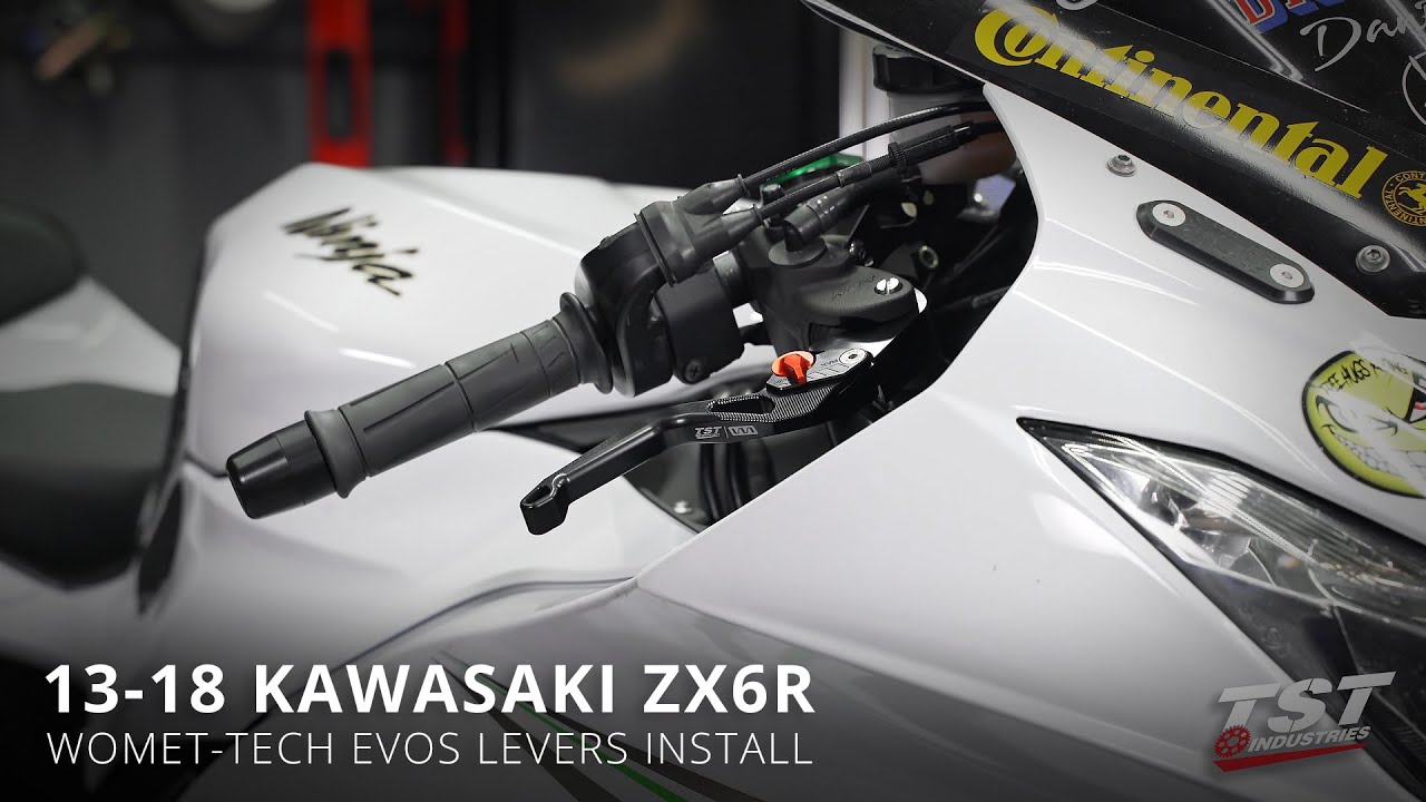 How to install Womet-Tech Evos Shorty Levers on a 13-18 Kawasaki Ninja ZX6R by TST Industries