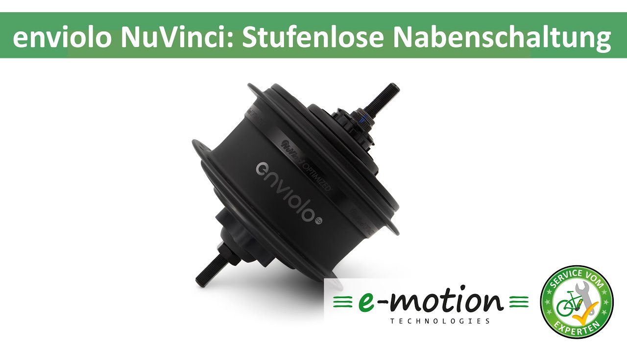enviolo NuVinci: Die stufenlose e-Bike Nabenschaltung